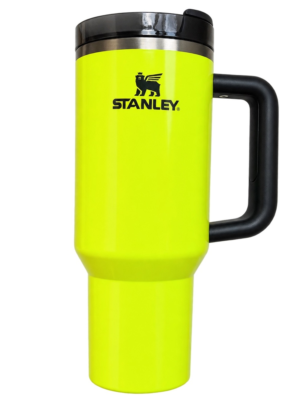 Stanley Quencher H2.0 40 oz Neon Yellow Tumbler Black Handle